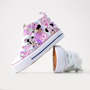 Sneakers Alta Minnie flores